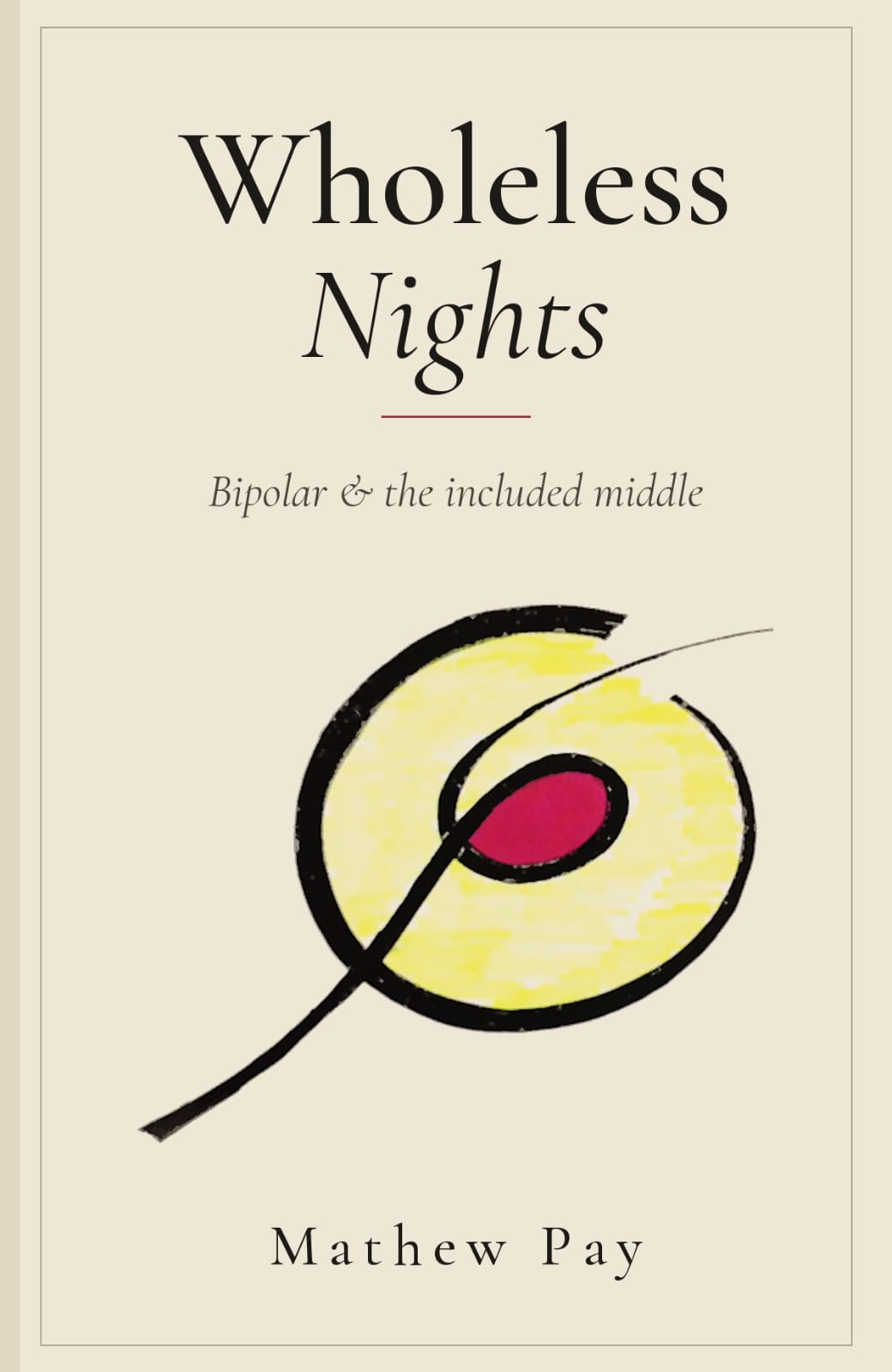 Front cover of Wholeless Nights: Bipolar & the included middle by Mathew Pay